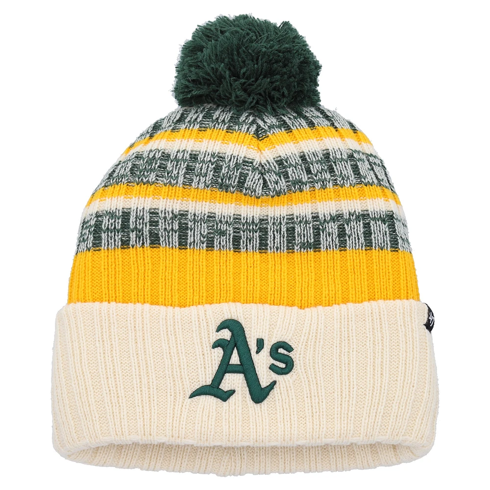 Men's '47 Natural Athletics Tavern Cuffed Knit Hat with Pom