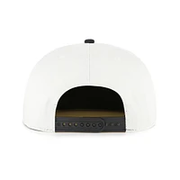 Men's '47 White/Black Athletics Foundation Captain Snapback Hat
