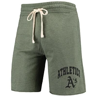 Short Athletics Mainstream Tri-Blend pour homme de Concepts Sport Heathered Olive