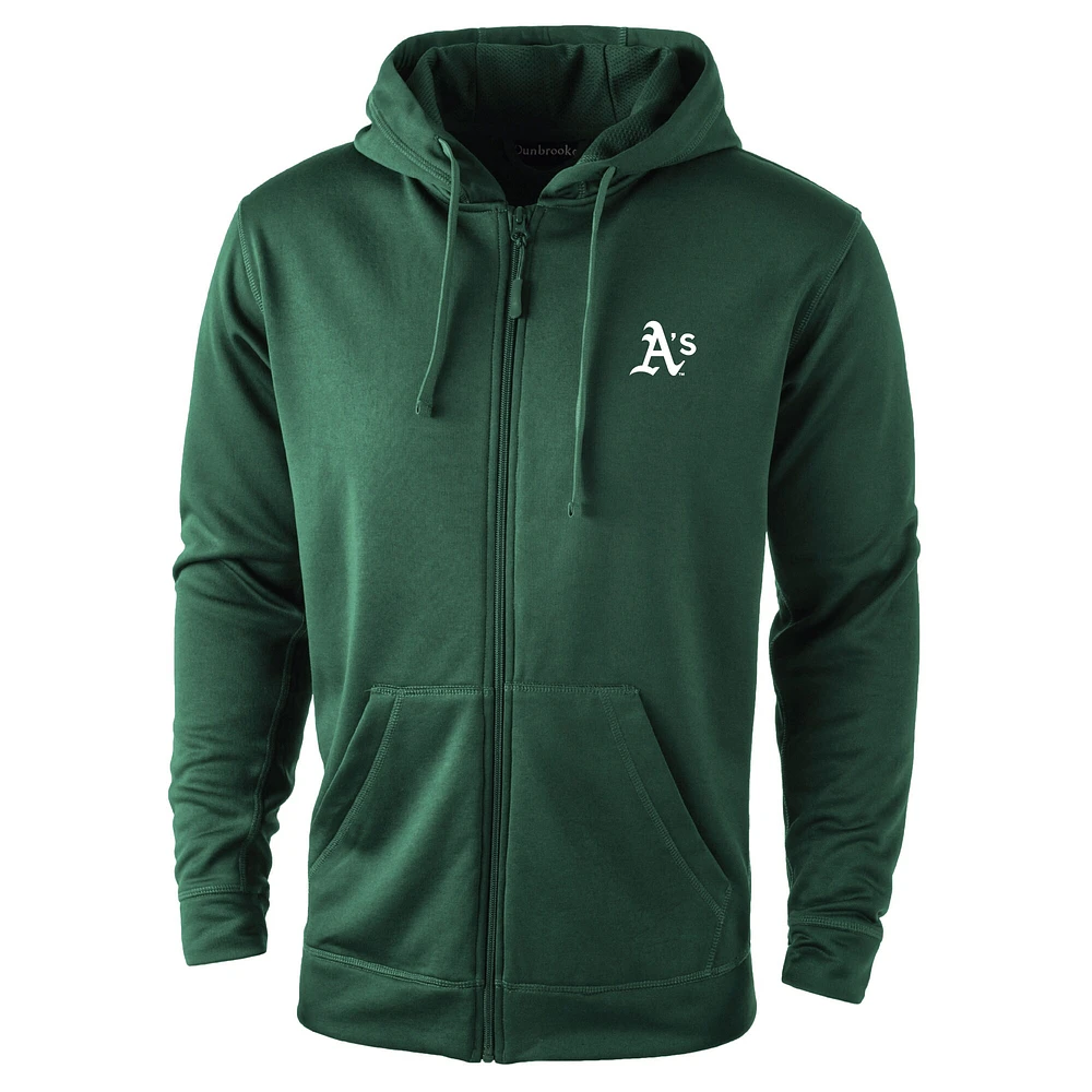 Sweat à capuche zippé Dunbrooke Green Athletics Trophy pour homme