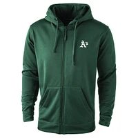 Sweat à capuche zippé Dunbrooke Green Athletics Trophy pour homme