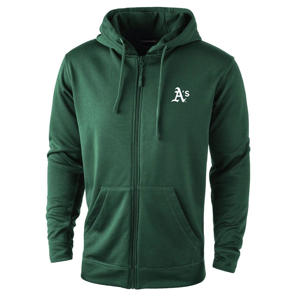 Sweat à capuche zippé Dunbrooke Green Athletics Trophy pour homme