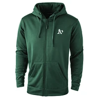 Sweat à capuche zippé Dunbrooke Green Athletics Trophy pour homme