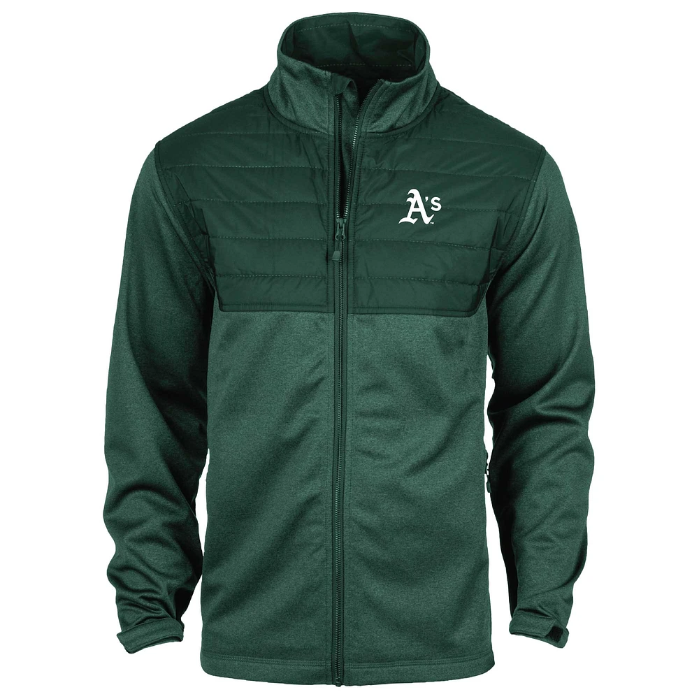 Veste Dunbrooke Heather Green Athletics Explorer entièrement zippée pour homme