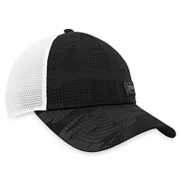 Casquette snapback emblématique de camionneur Fanatics Athletics noir/blanc pour hommes