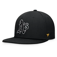 Men's Fanatics Black Athletics Walk-Off Bullpen Snapback Hat