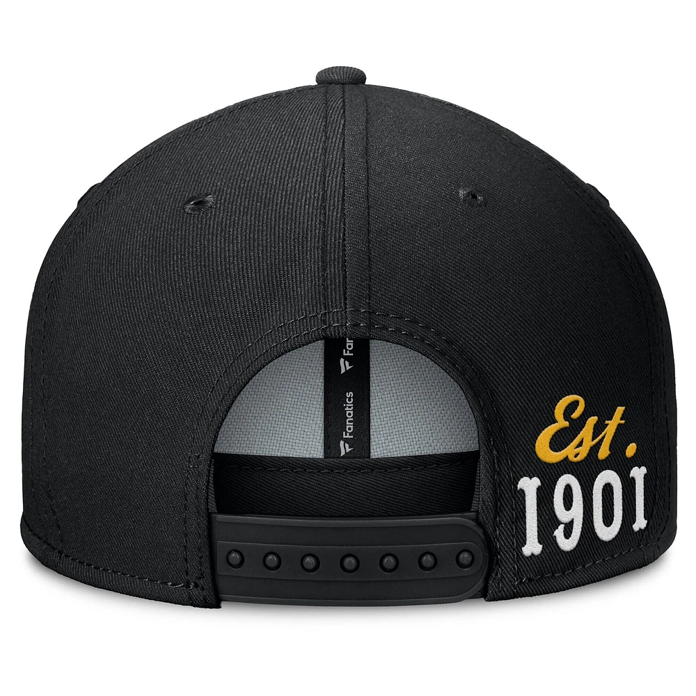Men's Fanatics Black Athletics Walk-Off Bullpen Snapback Hat