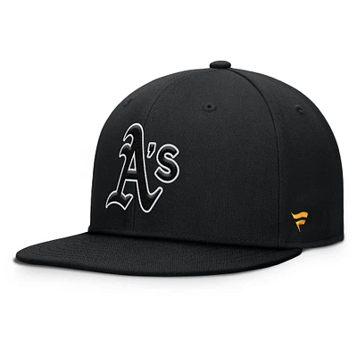 Men's Fanatics Black Athletics Walk-Off Bullpen Snapback Hat