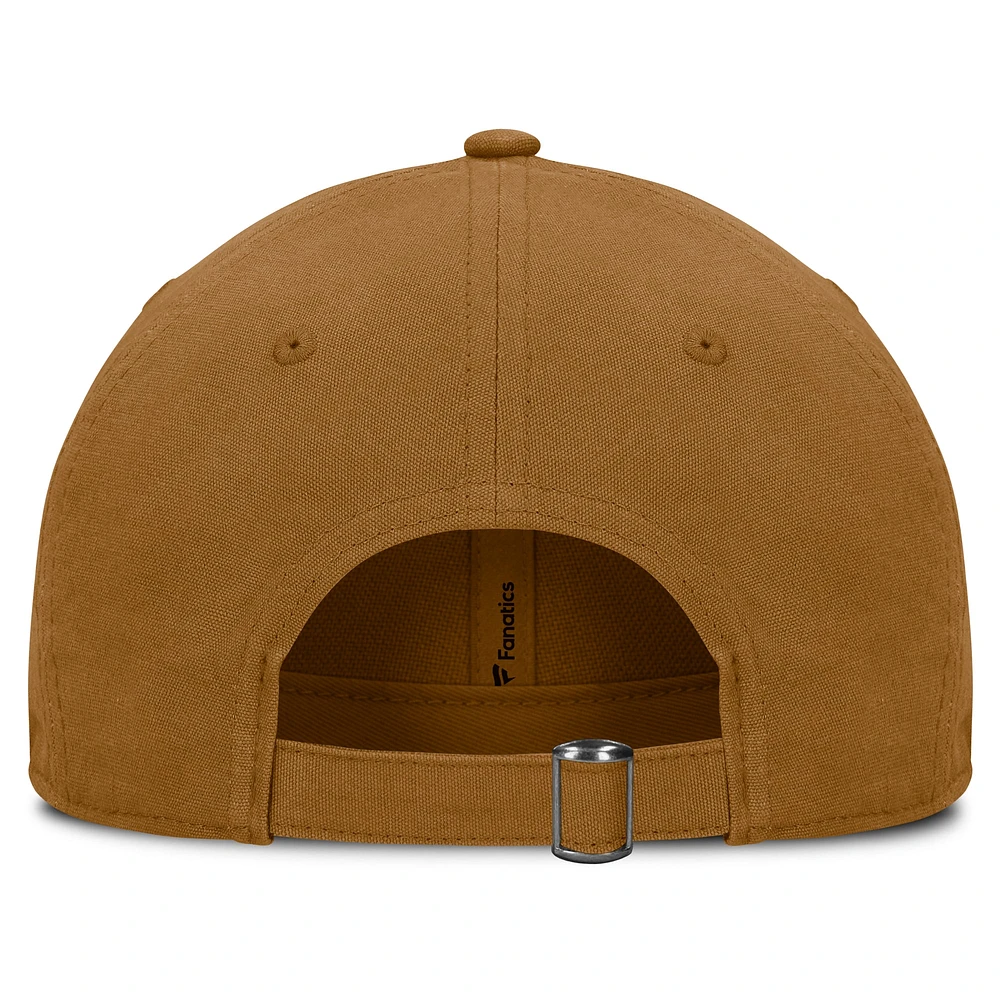Men's Fanatics Brown Athletics Act Natural Chopper Adjustable Hat