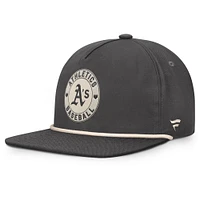 Men's Fanatics Charcoal Athletics Closer Adjustable Hat