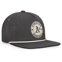 Men's Fanatics Charcoal Athletics Closer Adjustable Hat
