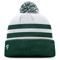 Bonnet en tricot à revers avec pompon Fanatics Athletics gris pour homme