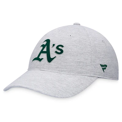 Casquette ajustable avec logo d'athlétisme gris Fanatics pour hommes