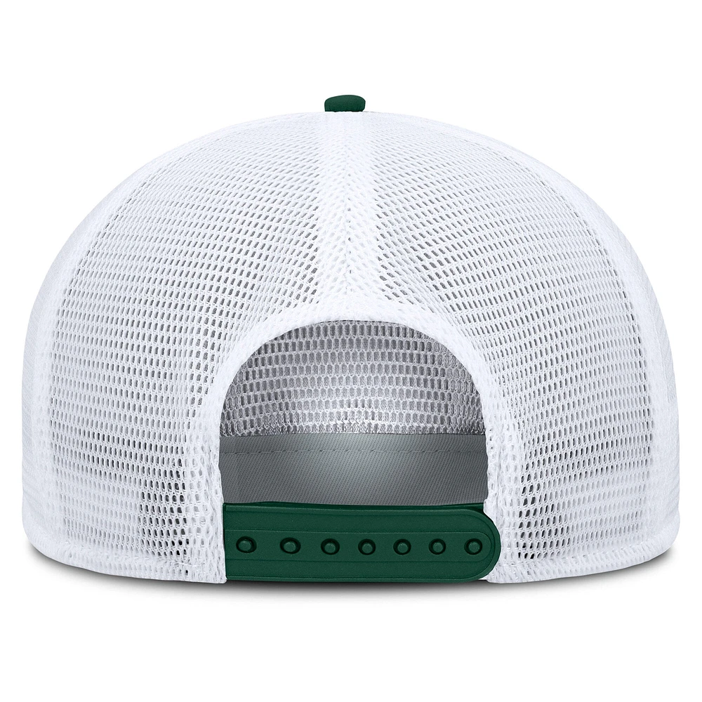 Men's Fanatics Green/White Athletics Clubhouse Change Up Snapback Hat
