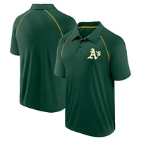 Polo raglan Strong Alone vert pour homme de Fanatics Athletics