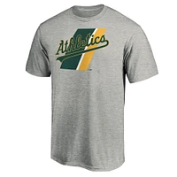 Men's Fanatics Heathered Gray Athletics Prep Squad T-Shirt