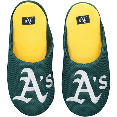 Men's FOCO Athletics Big Logo Colorblock Mesh Slippers