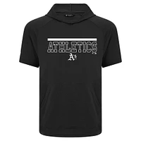 T-shirt à capuche noir Athletics Phase Vanguard pour homme