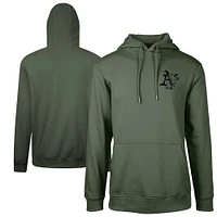 Men's Levelwear  Green Athletics Podium Digital Camo Pullover Hoodie