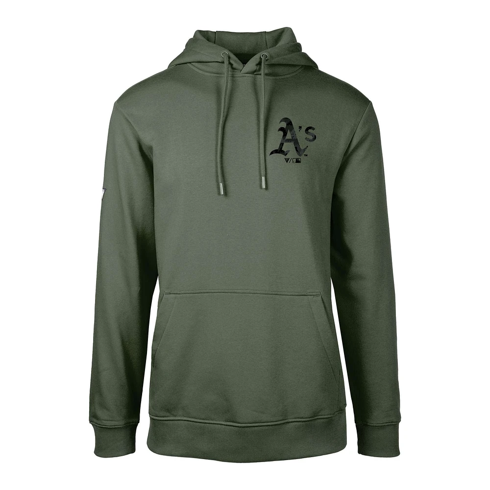 Men's Levelwear  Green Athletics Podium Digital Camo Pullover Hoodie