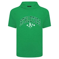 Men's Levelwear Green Athletics St. Patrick's Day Phase Plaid Short Sleeve T-Shirt Hoodie