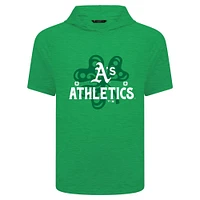 Men's Levelwear Green Athletics St. Patrick's Day Phase Shamrock Short Sleeve T-Shirt Hoodie