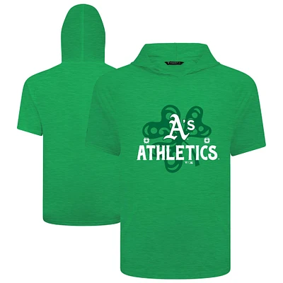 Men's Levelwear Green Athletics St. Patrick's Day Phase Shamrock Short Sleeve T-Shirt Hoodie