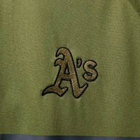 Men's Levelwear Olive Athletics Delta Sector Raglan Polo