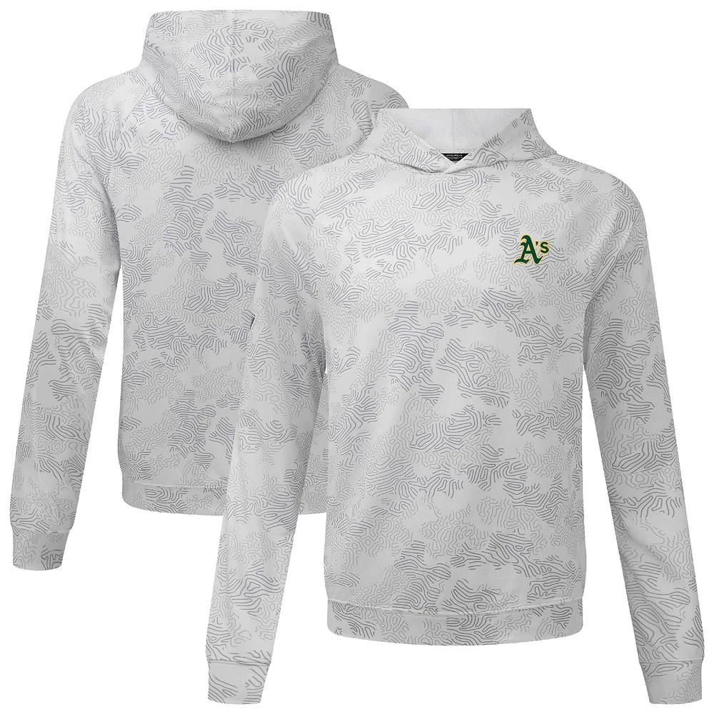 Men's Levelwear White Athletics Blender Insignia 2.0 Hoodie