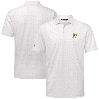 Men's Levelwear White Athletics Detect Insignia 2.0 Polo