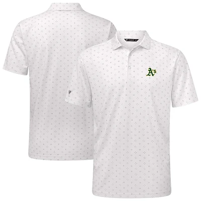 Men's Levelwear White Athletics Detect Insignia 2.0 Polo