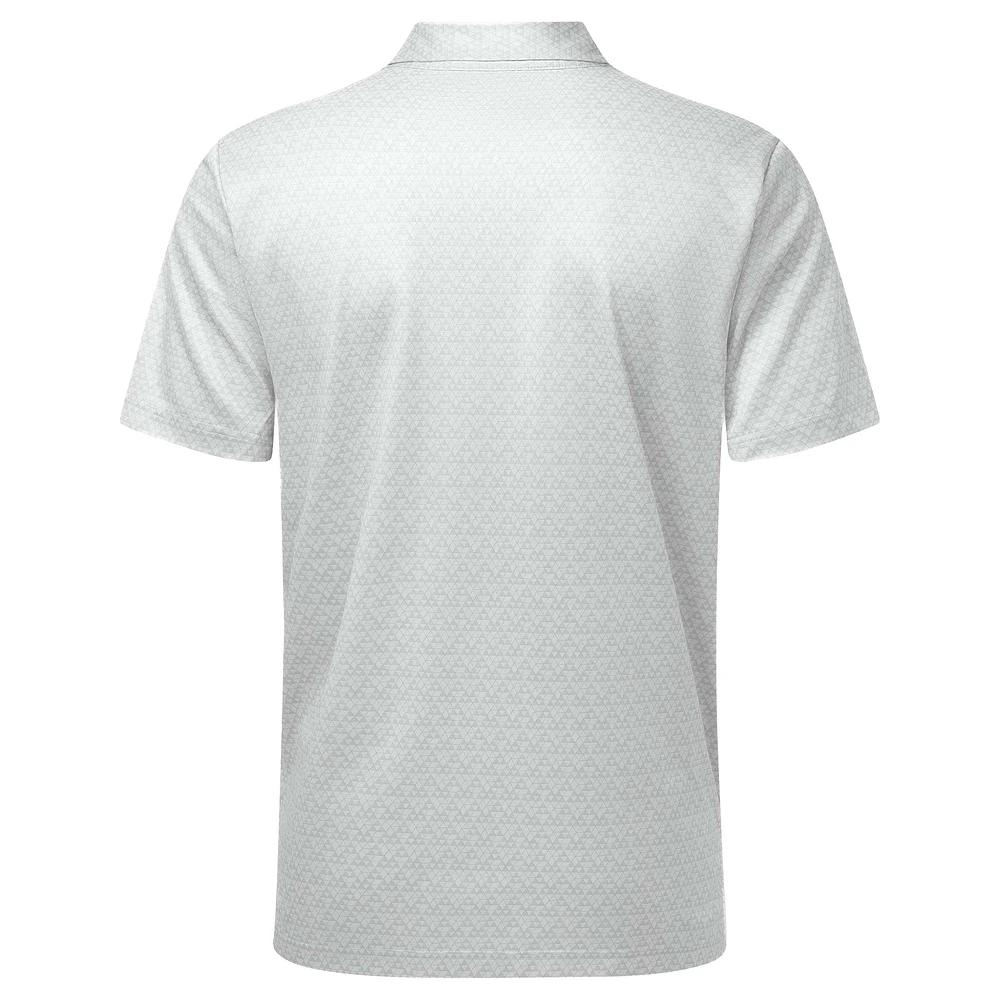 Men's Levelwear White Athletics System Insignia 2.0 Polo