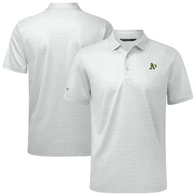Men's Levelwear White Athletics System Insignia 2.0 Polo