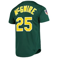 Maillot authentique Mitchell & Ness Mark McGwire Green Athletics 1997 Cooperstown Collection pour homme