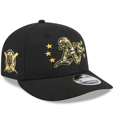 Casquette à visière plate 9FIFTY Athletics 2024 Armed Forces Day de New Era pour homme