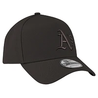 Men's New Era Black Athletics A-Frame 9FORTY Adjustable Hat