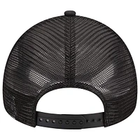 Men's New Era Black Athletics A-Frame 9FORTY Trucker Adjustable Hat