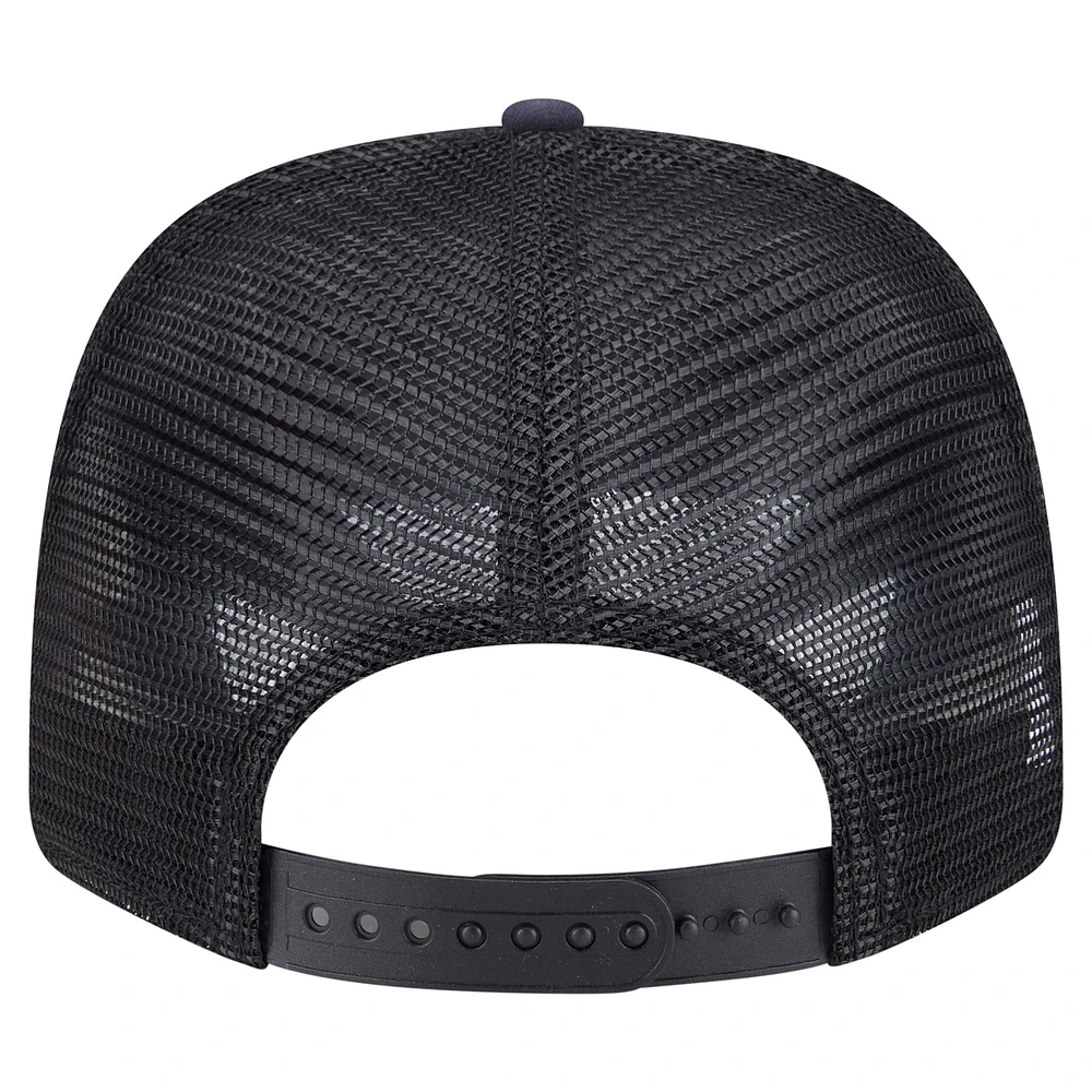Men's New Era Black Athletics Adventure Drinks Pattern 9SEVENTY Stretch-Snap Hat