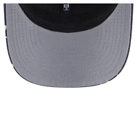 Men's New Era Black Athletics Adventure Drinks Pattern 9SEVENTY Stretch-Snap Hat