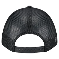 Men's New Era Black Athletics Gradient 9FORTY A-Frame M-Crown Trucker Adjustable Hat