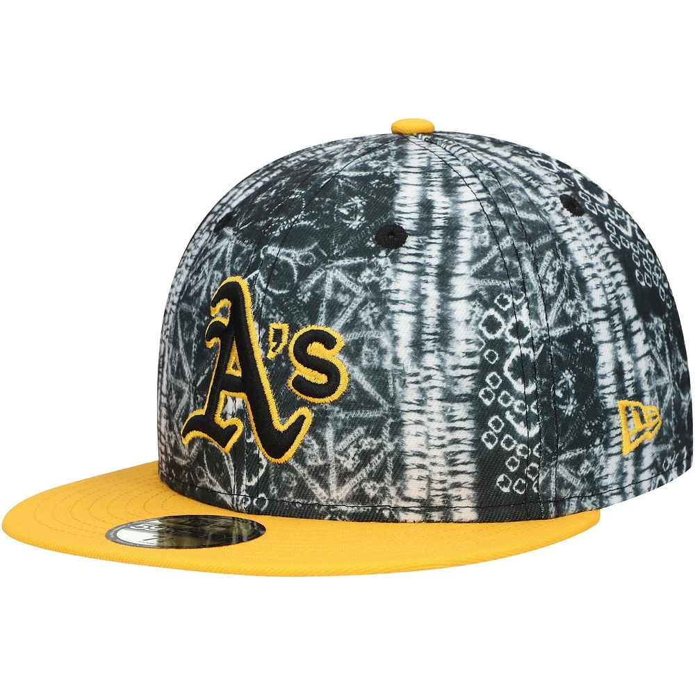 Casquette ajustée Athletics Sands 59FIFTY noire New Era pour homme