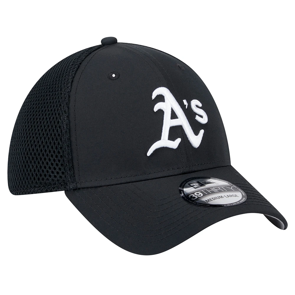 Casquette 39THIRTY Flex Athletics Team Tone noire New Era pour homme