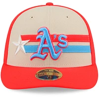 Casquette ajustée 59FIFTY Athletics 2024 MLB All-Star Game de New Era pour homme, couleur crème