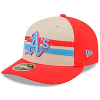 Casquette ajustée 59FIFTY Athletics 2024 MLB All-Star Game de New Era pour homme, couleur crème