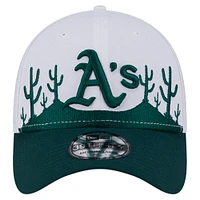 Men's New Era  Dark Green Athletics 2025 Spring Training Landscape 39THIRTY Flex Hat