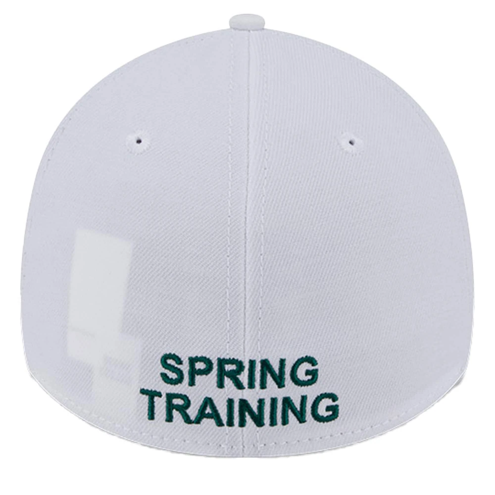 Men's New Era  Dark Green Athletics 2025 Spring Training Landscape 39THIRTY Flex Hat