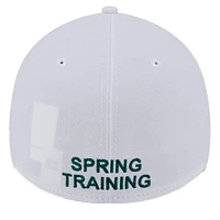 Men's New Era  Dark Green Athletics 2025 Spring Training Landscape 39THIRTY Flex Hat