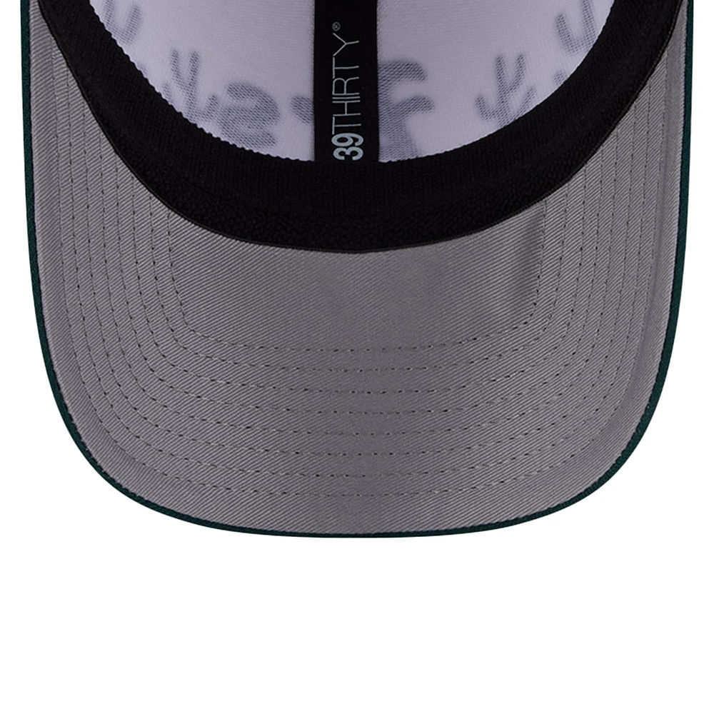 Men's New Era  Dark Green Athletics 2025 Spring Training Landscape 39THIRTY Flex Hat
