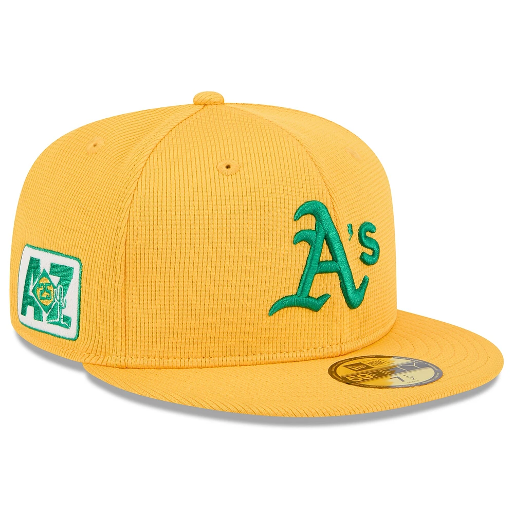 Casquette ajustée 59FIFTY Athletics 2025 Spring Training pour homme de New Era