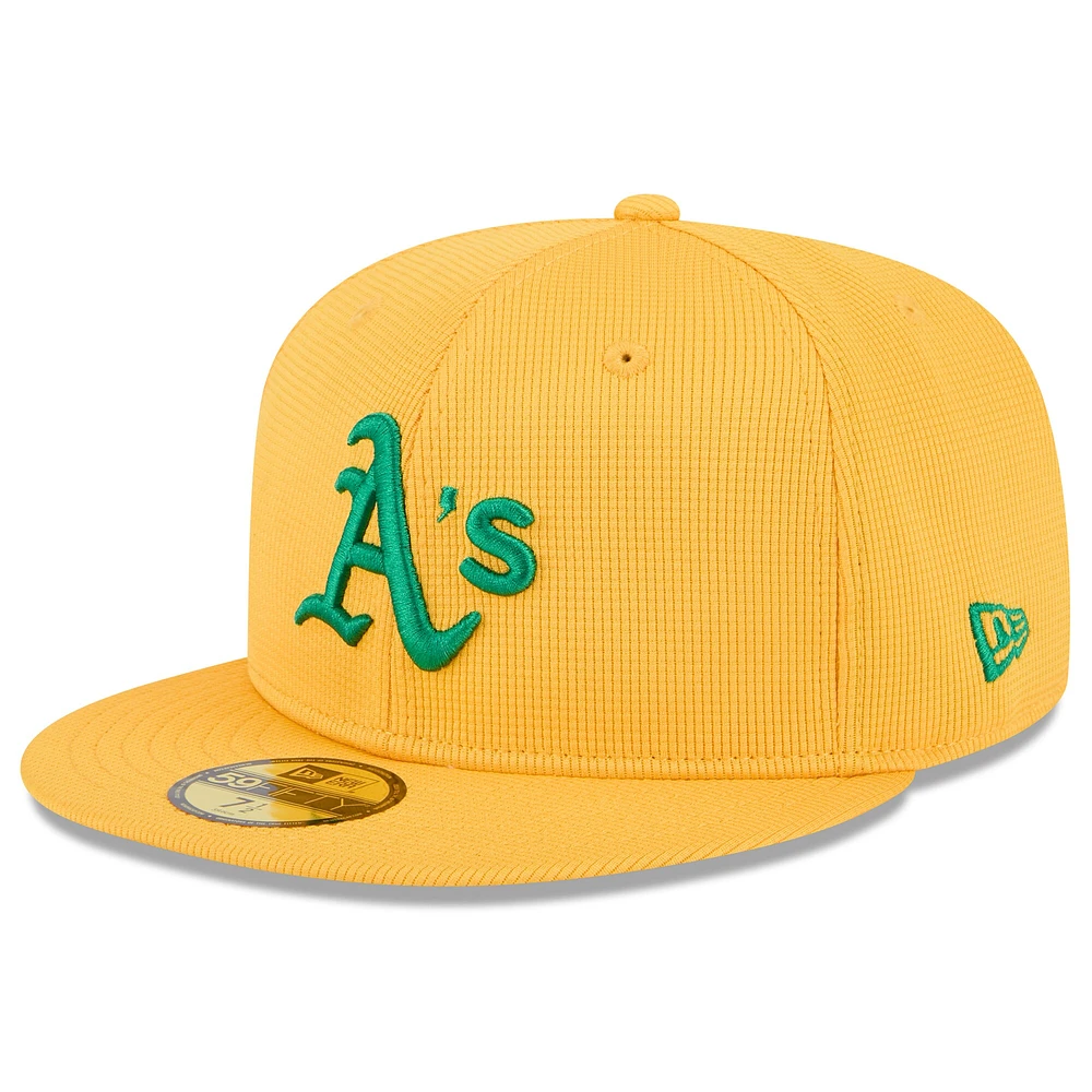 Casquette ajustée 59FIFTY Athletics 2025 Spring Training pour homme de New Era